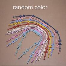 Silicone Cartoon Anti-Lost Pacifier Chain, Multifunctional Adjustable Pacifier, Bottle, Cup, Toy Hanging Strap, Suitable For Stroller, Car Seat, Teether, High Chair, Newborn Pacifier Clip, Baby Accessories - Multicolor - View 10