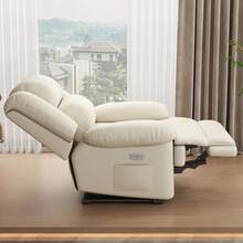 Silla reclinable de roca ergonómica giratoria eléctrica con vibración - Negro - Ver 11