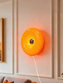 1pc Donut Round Bedside Touch Dimmable Atmosphere Lamp, Table Lamp With USB Plug (Plug And Play), Bedroom Bedside Decor Light, Living Room Dining Room Ambient Light (Non-Glass) - Battery Not Included - Multicolor - View 6