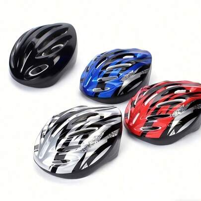 Capacete de bicicleta ventilado e com absorção de impacto, com 11 orifícios, adequado para ciclismo de estrada e de montanha, com cobertura de ajustável para a cabeça, adequado para homens e mulheres adultos.