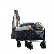 R-IWNG Carrito Pble con Ruedas Girias - Carga Máxima 150 Kg  Lateral Incluida Fácil de Pr para Mueres Adultas Portátil para Transportar Mercías Niños y Mascotas - 1 - Ver 1