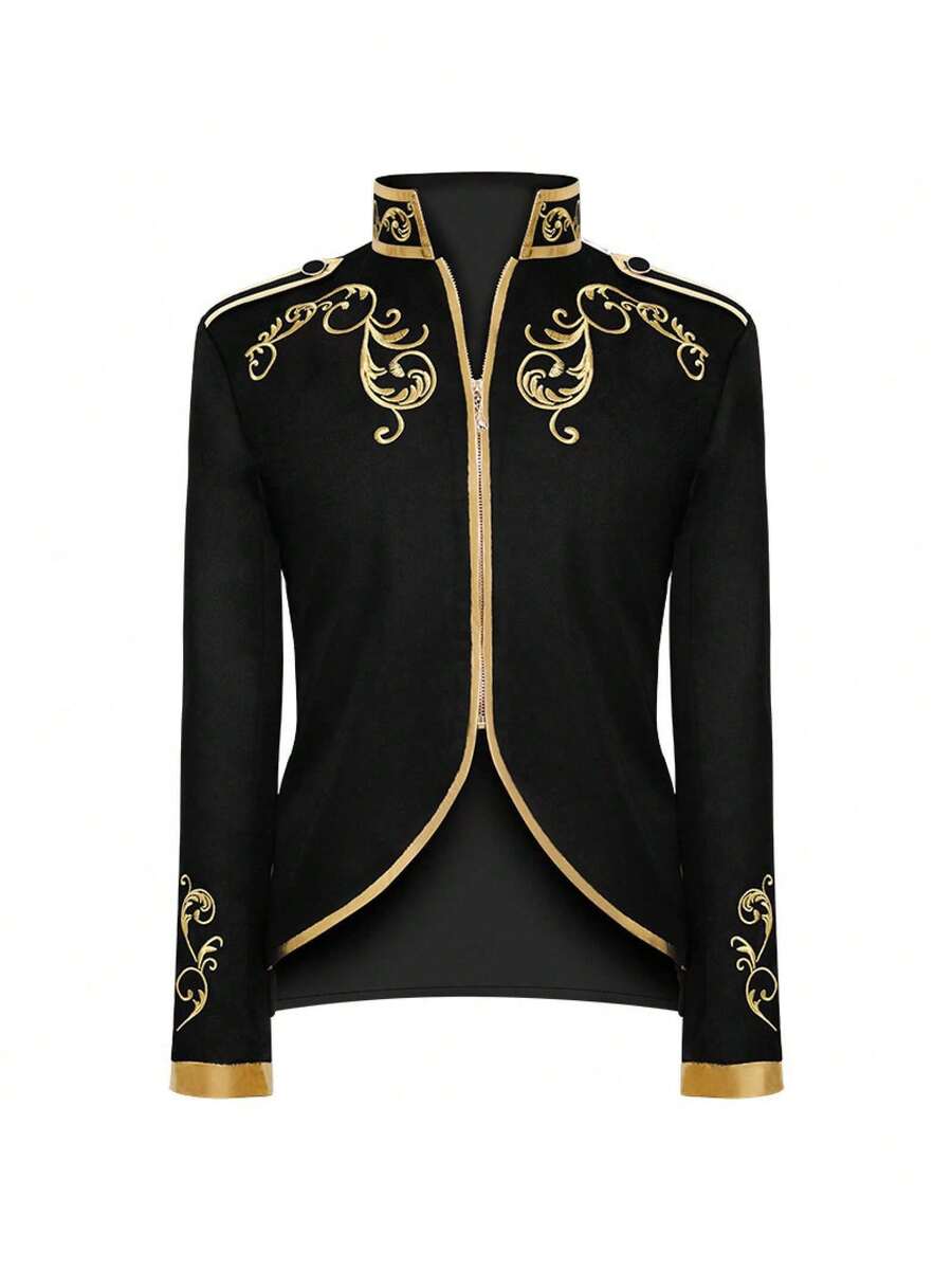 Men Cosplay Clothing - Black - View 1