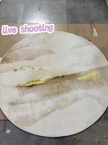 1pc Ink Gradient High-End Decorative Carpet, Faux Wool Fluffy Rug, Decorative Carpet, Bedroom Decor, Small Rug, Carpet, Home Decor, Living Room Carpet, Living Room Small Rug, Bedroom Carpet, Living Room Home Decor, Outdoor Rug, Washable Carpet - Multicolor - View 3