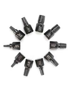 10pcs High Strength Bolt Extractor Set, Easily Remove Damaged, Loose Or Broken Bolts, Hex Screws And Fasteners - Multicolor - View 6