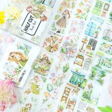 4Pcs/Set Matte Snowman PET Washi Tape Pre-Cut Wooden House Masking Tape For Stickers Scrapbooking Journal Collage Material - 4Pcs/Set - View 11