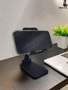 1pc Adjustable Foldable Phone/Tablet Stand - Portable Multifunctional Desk/Bedside/TV Viewing Live Stream Holder, Ergonomic Simple Design - Multicolor - View 8