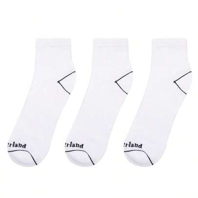 Timberland 1 Pair Unisex Soft Minimalist Casual Outdoor Sports Daily Commute Comfortable Mid-Calf Socks A2PU2100