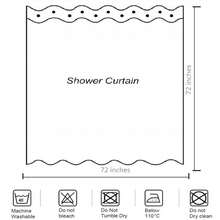 Shower Curtain, Outer Space Universe Stars Waterproof Fabric Bath Curt... - White - View 5