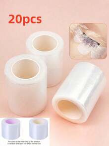 200m Transparent Makeup Film, Suitable For Eyelash Lifting, Eyebrow Shaping, Lips, Eyebrow Tattoo, Plastic Cover, Eyelash Extension Glue Removal, Eyelash Perming - Multicolor - View 17
