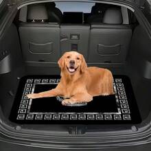 1 件 2D 皇冠图案柔软涤纶后备箱垫，适用于 SUV、轿车和卡车的汽车货物衬垫 - 情人节、父亲节、母亲节的理想礼物，非常适合圣诞节、汽车配件、汽车内饰 - 後車廂墊 - 查看 11