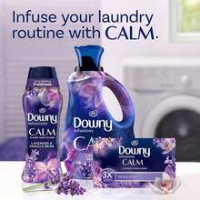 Downy CALM, Mega Dryer Sheets, Laundry Fabric Softener, Lavender And Vanilla Bean, 180 Count - 薰衣草香草豆 - 查看 3