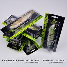 PRO BEROS PROBEROS 1PC 鲈鱼路亚饵 5.12/6.57英寸 鳟鱼水面多节泳饵 慢沉仿生泳饵 淡水/海水鲈鱼逼真路亚饵套装 - 13CM/5.12inch - 查看 12