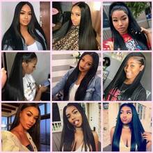 15A Bone Straight Bundles 28 30 32 Inch 3 Bundles Human Hair Bundle  Unprocessed Brazilian Virgin Hair 24 26 28 30 Inch 4 Bundles Human Hair Extensions For Women Natural Color - Natural Black - Xem 9