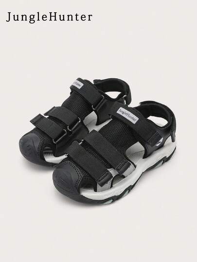 JungleHunter 1双儿童运动凉鞋，包头凉鞋，适合小童和大童，轻便舒适，时尚百搭，适合男孩女孩日常休闲、户外运动、沙滩穿着，四季皆宜。