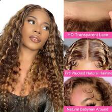 38 Inch 5x5 HD Lace Closure Wigs Human Hair 5x5 Water Wave Closure Wigs 250% Density Deep Curly Closure Wig Wet And Wavy Water Wave Lace Front Wigs Human Hair Pre Plucked Glueless Deep Curly Wig Parties Travel Birthday Celebrations Cosplay Graduations Weddings Back To School Daily Life - S4/27 - 查看 10