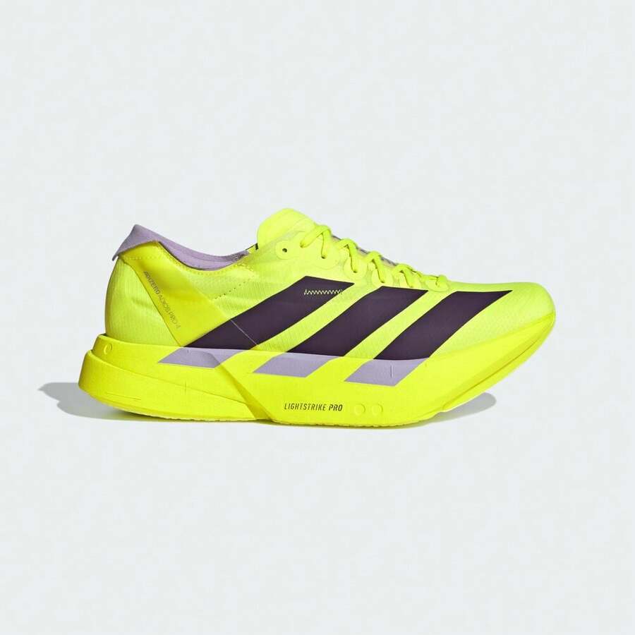 Adidas 男士 ADIZERO ADIOS PRO 4 M 跑步鞋 JP6623 - 橄欖綠 - 查看 1