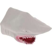 Marioneta De Mano De Tiburón De Plástico Suave para Niños Juguete Interactivo De Cuentacuentos Juego De Roles Educativo Gris 5.31 Pulgadas,40981497 - Multicolor - Ver 1