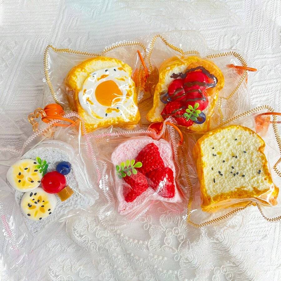 软绵绵面包系列 高颜值慢回弹超柔软可捏减压玩具