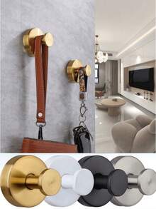 Vacuum Suction Cup Hook + Slipper Rack Combo Set, Reusable No Drill Wall Mounted Hooks For Kitchen, Bathroom, Coat Rack, Bathroom Suction Cup Hooks - Multicolor - View 3