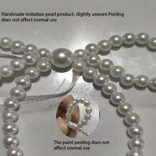 12pcs Pearl Bow Christmas Decorations, White Bow Christmas Tree Topper, Christmas Hanging Ornaments And Pendants, Wedding Bride Gift, Baby Shower Gift, Birthday Decor - Multicolor - View 8