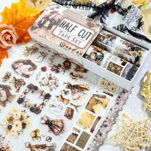 4Pcs/Set Matte Snowman PET Washi Tape Pre-Cut Wooden House Masking Tape For Stickers Scrapbooking Journal Collage Material - 4Pcs/Set - View 5