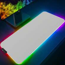 Backlight Mouse Pad S-Solid Color Gamer Desk Mat PC Computer Mini Pc XXL Anime RGB Mousepad Keyboard Gaming Accessories Mausepad - ZC-0000003061 - Xem 4