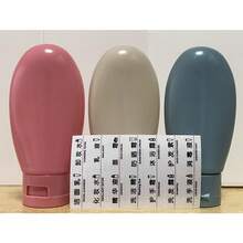 3pcs 60ml Leak-Proof Travel Bottles, Soap Dispenser Set, TSA Approved Silicone Squeeze Shampoo Refillable Toiletry Containers, Portable Nordic Style Travel Liquid Containers, Leak-Proof Refillable Packaging Liquid Containers, Empty Travel Containers, Suitable For Travel Decanting Bottles (With Labels) - Multicolor - View 15