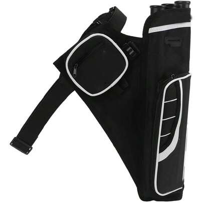 Carcaj de Tiro con Arco, Soporte para Bote de Arco Y Flecha Carcaj Bolsa de Flechas de Cadera Almacenamiento Multidireccional Bolsa de Soporte de Flecha de Tiro con Arco PortÖ™il para Caza(negro),40992629