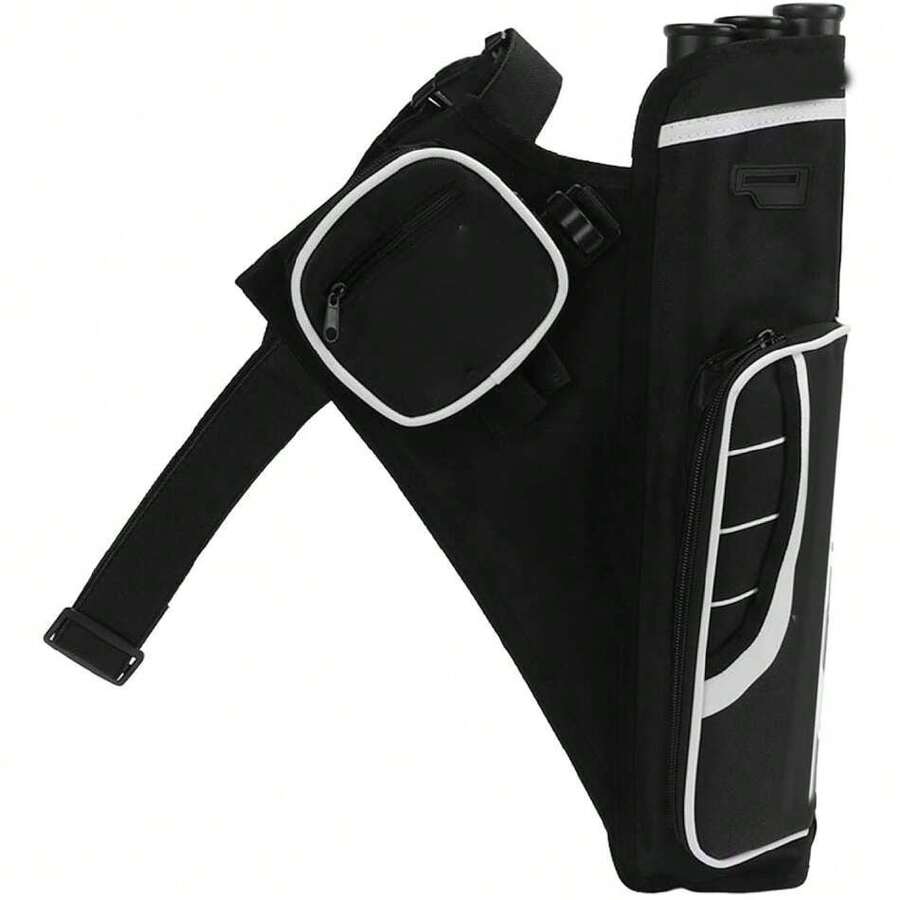 Carcaj de Tiro con Arco, Soporte para Bote de Arco Y Flecha Carcaj Bolsa de Flechas de Cadera Almacenamiento Multidireccional Bolsa de Soporte de Flecha de Tiro con Arco PortÖ™il para Caza(negro),40992629 - Multicolor - Ver 1