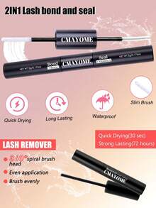 This 600-Piece D-Shaped Curled And Voluminous False Eyelash Set Includes A Beginner-Friendly Eyelash Tutorial, Thick And Voluminous DIY Segmented False Eyelashes, And Comes With Glue, Glue Remover, Tweezers, And An Eyelash Brush. - Multicolor - View 12