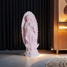 2个装欧式玫瑰造型香薰蜡烛硅胶模具，DIY香氛石膏装饰硅胶模具 - A-白色 - 查看 1