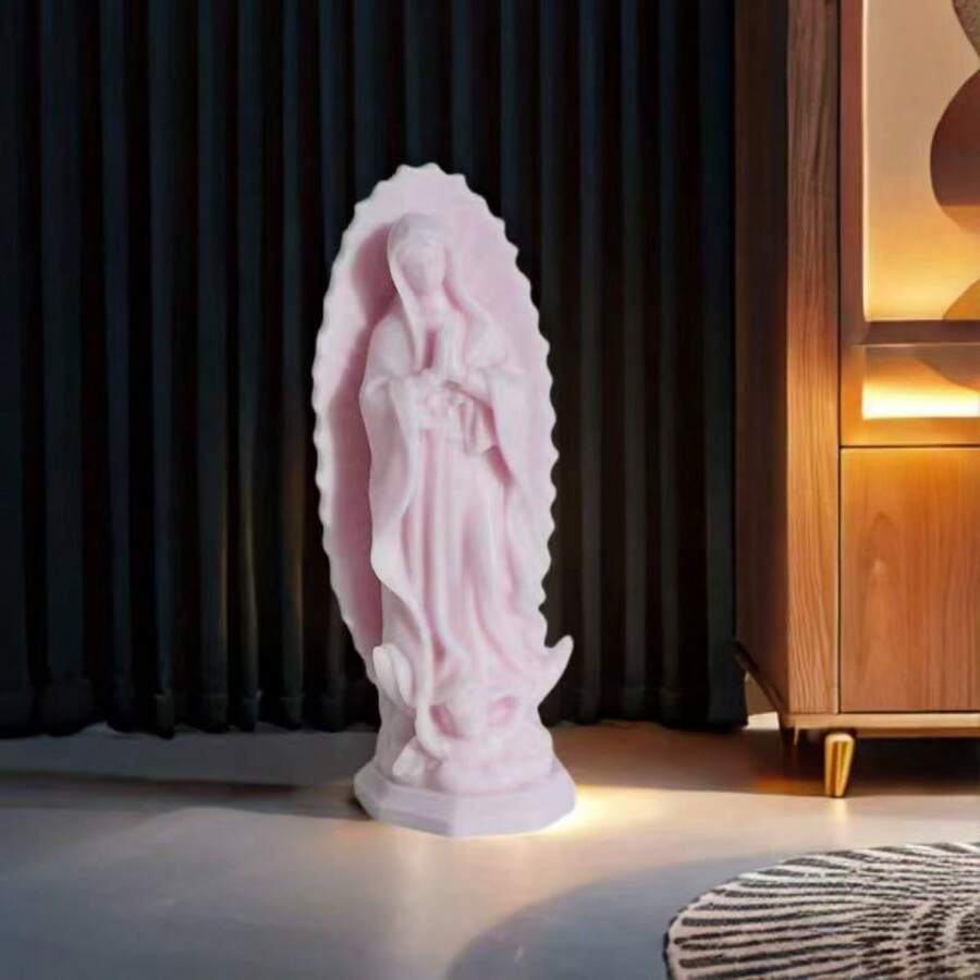 2个装欧式玫瑰造型香薰蜡烛硅胶模具，DIY香氛石膏装饰硅胶模具 - A-白色 - 查看 1