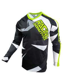 DONUTFOX MTB BMX ATV Men's Long Sleeve T-Shirt, Fitness Shirt, Quick-Dry Breathable Mountain Bike, Cycling Jersey, Racing Outfit 2025 - Black - View 2