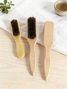 1/2 piezas Cepillo de madera con punta, Peine para el peinado del cabello de mujer/hombre apto para cabello rizado y liso - cepillo para el pelo - Ver 8