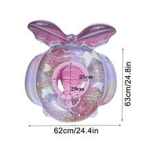 Children's Swimming Pool Float, Mermaid Inflatable Swimming Ring With Seat, Children's Swimming Pool Float Ball, Children's Swimming Pool Drift Boat, Children's Outdoor Toys - Multicolor - View 5