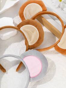 1 chiếc băng đô hình thú nhồi bông dành cho nữ giới trưởng thành, băng đô tai khỉ màu nâu, phụ kiện tai khỉ ngộ nghĩnh cho người lớn, thích hợp cho trang phục khỉ, thích hợp cho lễ Phục sinh. - Nhiều màu - Xem 5