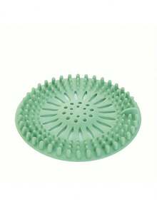 1pcs Silicone Shower Drain Hair Catcher, Anti-Clog Sink Strainer, Deodorizing Drain Filter, Kitchen Sink Hair Stopper, Prevent Sewer Clogs - 1pcs - 查看 9