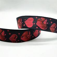 5码 1英寸 25毫米 情人节丝带 印制LOVE丝带 适用于手工设计 情人节 婚礼 圣诞节 装饰 礼品盒 包装用品 - Pick colors - 查看 11