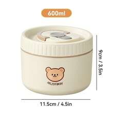 Caja térmica para el almuerzo de acero inoxidable 304, caja bento portátil con asa, calentamiento con microondas y agua caliente, recipiente sellado y a prueba de fugas para ensalada de frutas y almacenamiento de alimentos, contenedores de almuerzo aislados adecuados para estudiantes y adultos en la escuela, la oficina, campamentos al aire libre, picnics, viajes y vuelta al colegio - Multicolor - Ver 25