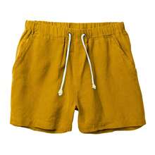 Set Of 3 Premium Linen Shorts For Men - Luxury Beachwear - 棕色 - 查看 5