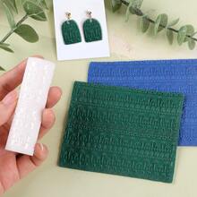 1 PC Retro Coconut Tree Elephant Pattern Polymer Clay Texture Roller, Polymer Clay Earring Making Roller - Very Suitable For Making Polymer Clay Texture Sheets - GL248 - View 6