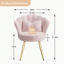 Living Room Chairs - Pink - View 2