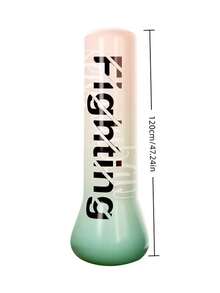 Saco de boxeo inflable de 1,5 m de PVC para entrenamiento, bolsa de arena de peso ajustable y de pie para practicar karate - Multicolor - Ver 8