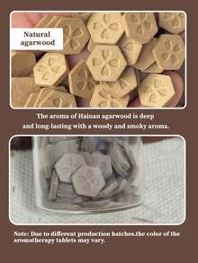 6克/20克天然沉香片，车载香片，优质沉香，无化学添加剂，适用于家居、室内空气净化、疗愈、香薰、冥想、助眠、瑜伽、茶室、办公室香薰，馈赠亲友佳品 - 薰香片 - 查看 5