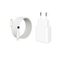 1-2 Sets 30W EU Charger, White Fast Charging Adapter + 6.6ft/200cm Data Cable, Rapid & Efficient Data Transfer & Charging Cable Set Compatible With IPhone14 Pro Max/14 Pro/14 Plus/14/13/12/11, IPad Series - EU C Type Plug(220-240V) - View 12