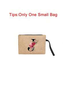 1/2 chiếc túi tote vải lanh in hoa và chữ cái A-Z, túi xách in họa tiết thời trang, túi tote và túi đựng mỹ phẩm sành điệu dành cho nữ, túi đeo vai có khóa kéo dung tích lớn, túi xách đa năng có khóa cài, túi mua sắm in họa tiết có khóa bấm, thích hợp cho đám cưới, sinh nhật, du lịch biển, kỳ nghỉ và các dịp khác. Món quà hoàn hảo cho phụ nữ, mẹ, giáo viên, bạn bè, phù dâu, sinh viên và mùa tựu trường. - Nhiều màu - Xem 11
