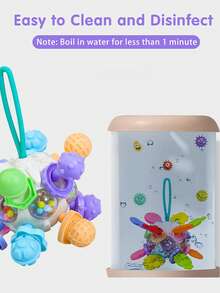 Montessori Sensory Toys For Babies, Manhattan Toy Ball Pit, Baby Teething Toys (Suitable For 0-18 Months), Newborn Learning & Development Toys, Gifts For 1-2 Year Old Boys And Girls - Multicolor - View 3