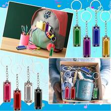 Chaveiro Mini Harmônica (1/2/3 unidades), Harmônica Portátil de 8 Tons e 4 Orifícios, Instrumento Musical, Presente Ideal para Festas Musicais, Acessório Fofo para Chaveiro Musical - Multicolorido - Ver 5