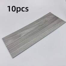 10 miếng dán sàn tự dính 40x15cm, giấy dán tường có thể tháo rời, gạch lát sàn vân gỗ PVC dày, thích hợp cho phòng ngủ, phòng khách, nhà bếp, văn phòng, dễ dàng lắp đặt không cần keo. - 40x15cm - Xem 14