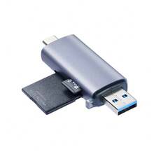 Lector de Tarjetas SD 3 en 1 con Adaptadores USB-C / USB / MicroUSB - A - Ver 7